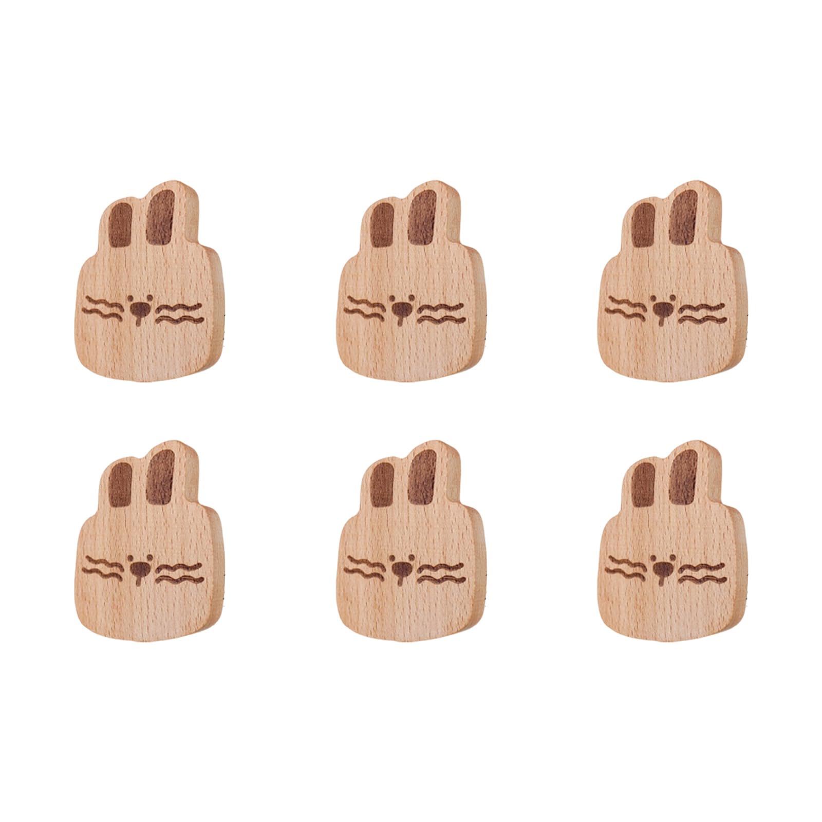 ZEPFJHE Adorable Animal Wooden Hooks Drillless Mount for Home Decor and Organization Home Organization Hooks