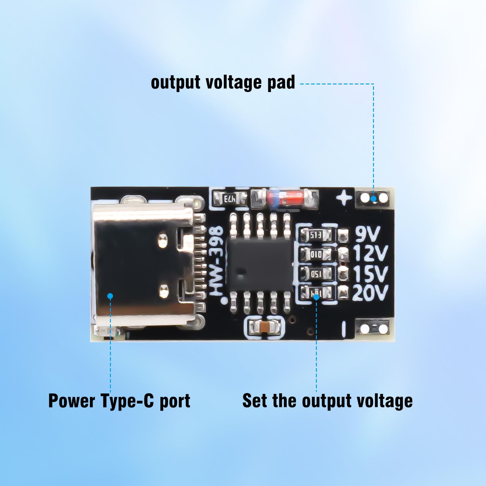 PD/QC/AFC TYP-C SCHNELLLADE-TRIGGER-ABFRAGEDETEKTOR PD2.0 PD3.0 Zum DC Modul 305262031234 PD/QC/AFC TYP-C SCHNELLLADE-TRIGGER-ABFRAGEDETEKTOR PD2.0 PD3.0 Zum DC Modul 305262031234