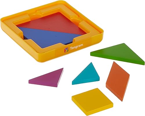 Osmo - Genius Tangram para iPhone, iPad y tableta Fire - Edades de 6 a 10 años - Utiliza formas/colores para resolver rompecabezas visuales (más de