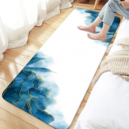 Miniatura 8 de Tapete de baño de mármol verde y dorado para baño, esmeralda oscuro, salvia, cazador, verde oliva, antideslizante, moderno, dorado, accesorios