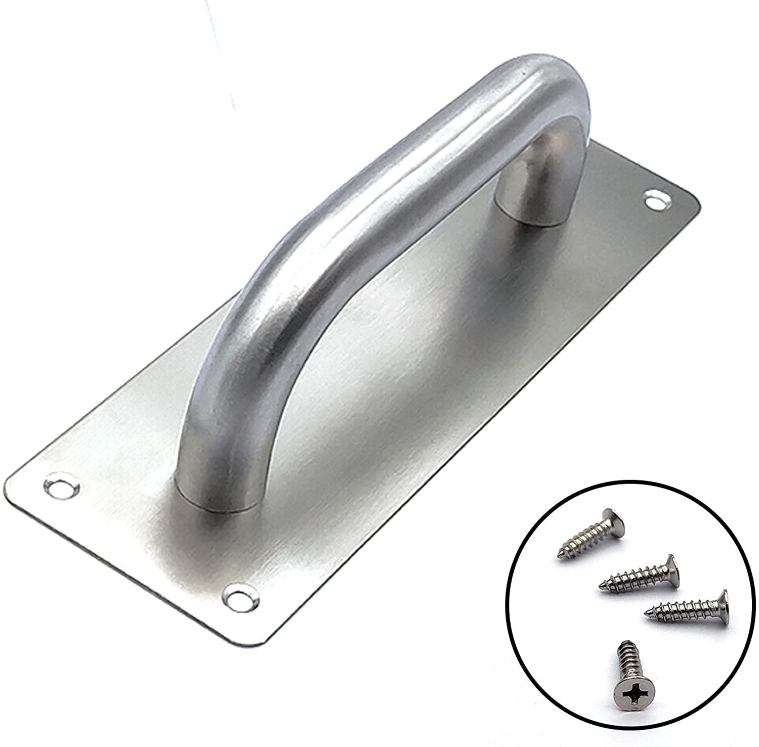 Set Di 2 Maniglie Per Porte Scorrevoli In Acciaio Inox - 200x65 Mm, Per Cancelli, Armadi, Garage E Capannoni