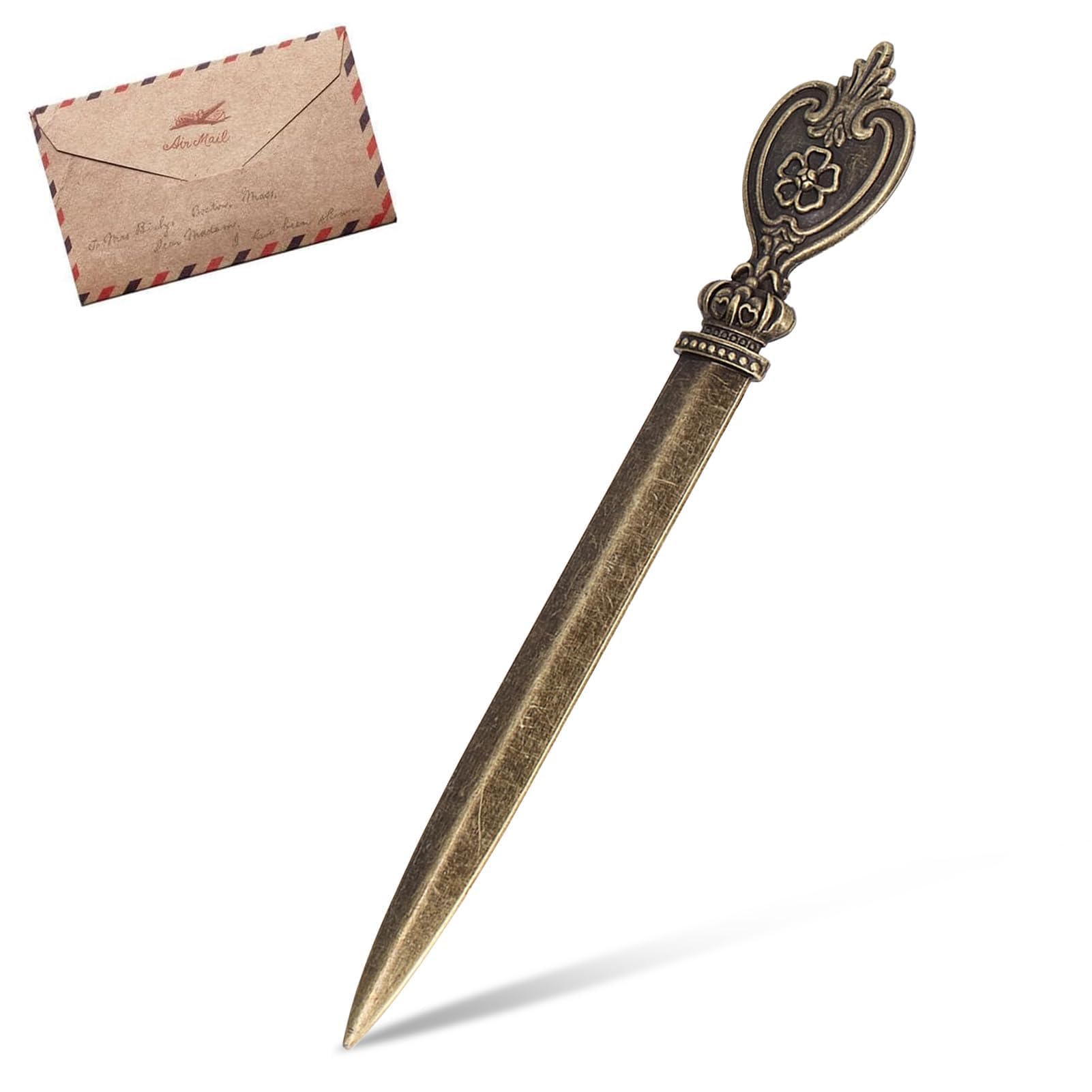 Letter Opener Knife, Vintage Desk Letter Opener Knife Metal