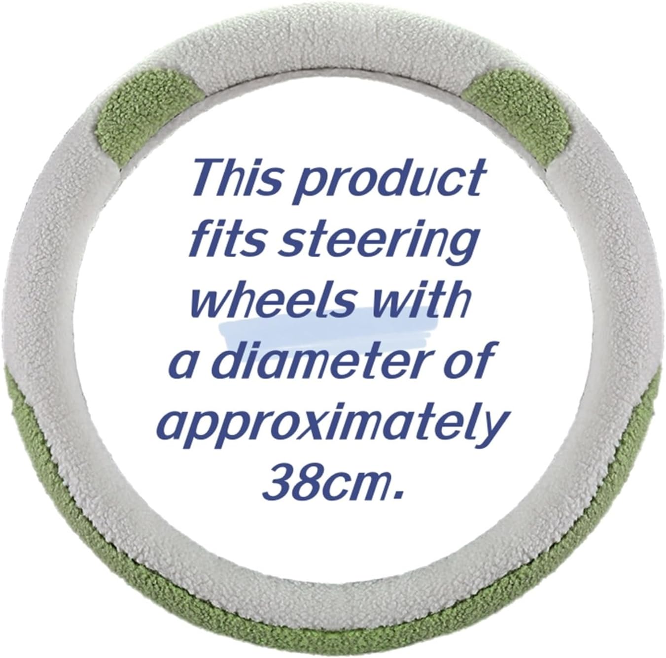 Car Steering Wheel Cover for Car Steering Wheel Cover Plush Car Accessories Simple and Beautiful Innovative Designs (Color : 6#)