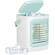 Portable Air Cooler | 3-Speed Evaporative USB Plug-In Cooling Fan