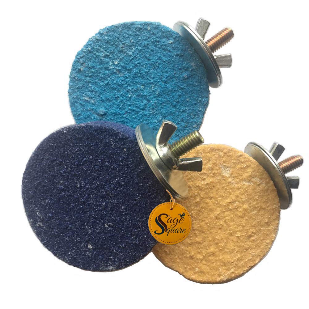 Sage Square Colorful Bird Perch Stand Toy Platform Paw Grinding Clean Wood Cage Accessories for Pet Parrot Macaw African Greys Budgies Parakeet Conure Hamster Gerbil Rat Mouse Stand Exercise Pack of 3 (B08KY35Z84) Amazon Price History, Amazon Price Tracker