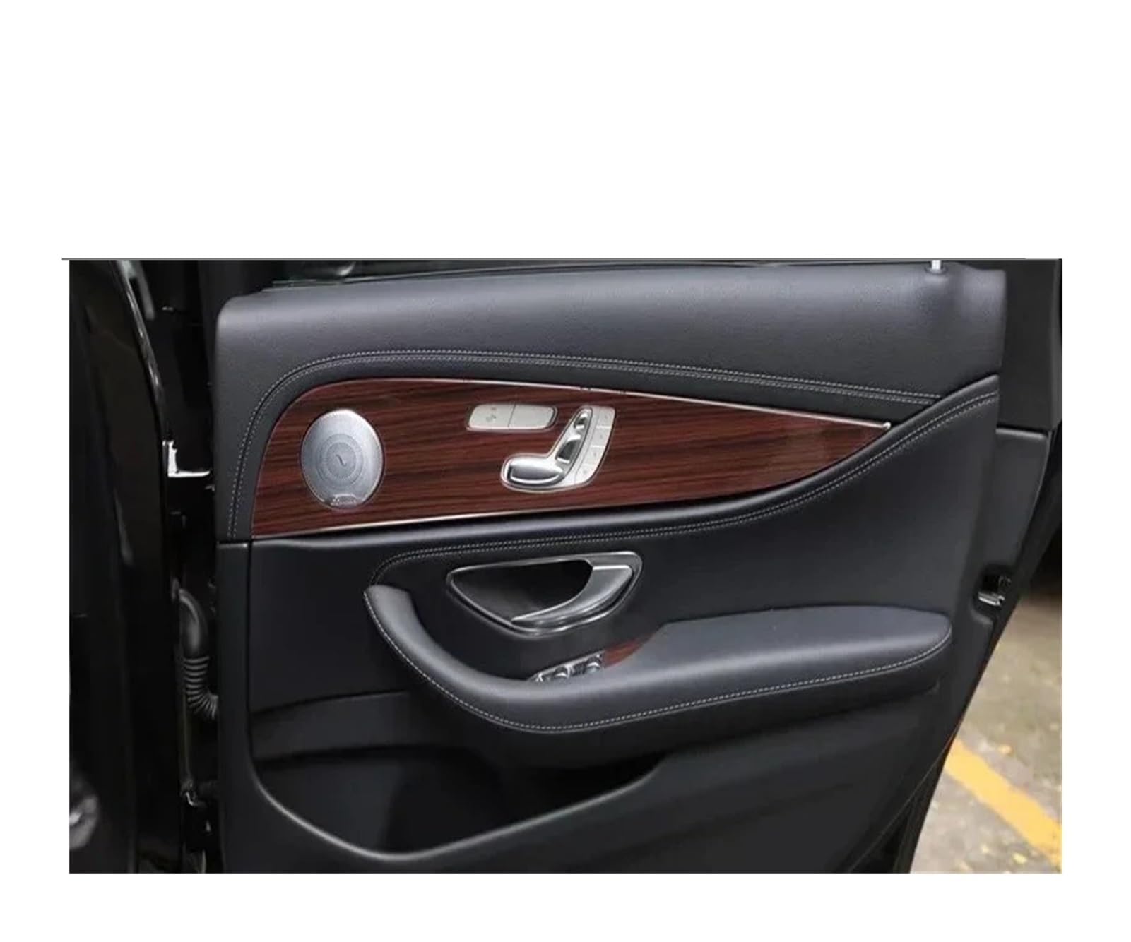 Kompatibel mit Mercedes E-Klasse W213 2016-2021 Zubehör, Aufkleber for Innentürverkleidung, Innenverkleidung aus Kohlefaser, Kratzfeste Dekoration(Carbon patter3)