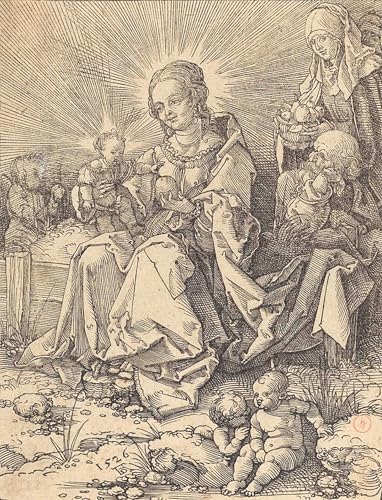 Tableau Sainte Famille Dürer impression toile haute définition