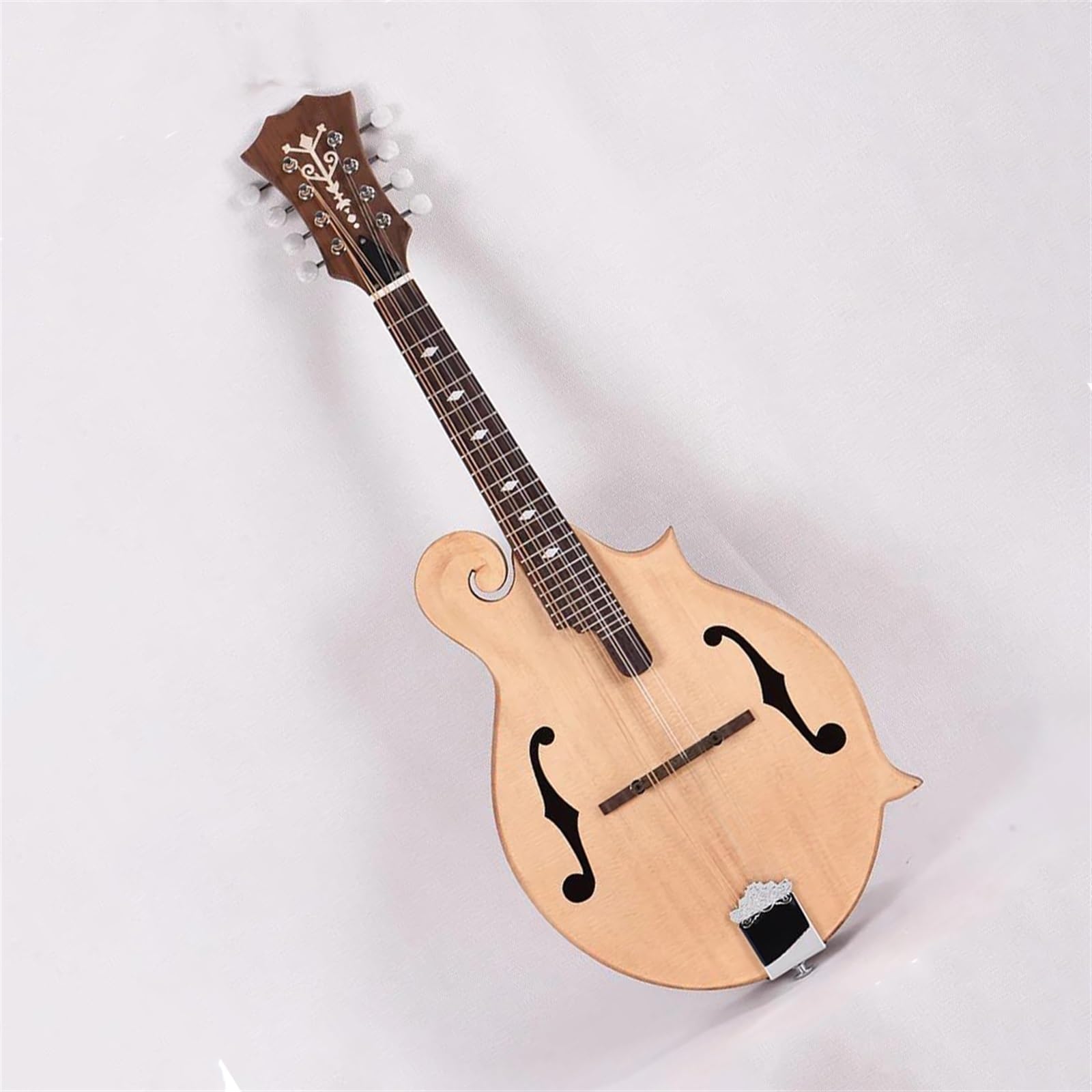 Mandoline Cordes Instrument Mandoline En Forme De F Fabriquée À La Main Avec Table En Épicéa Massif Et Acajou
