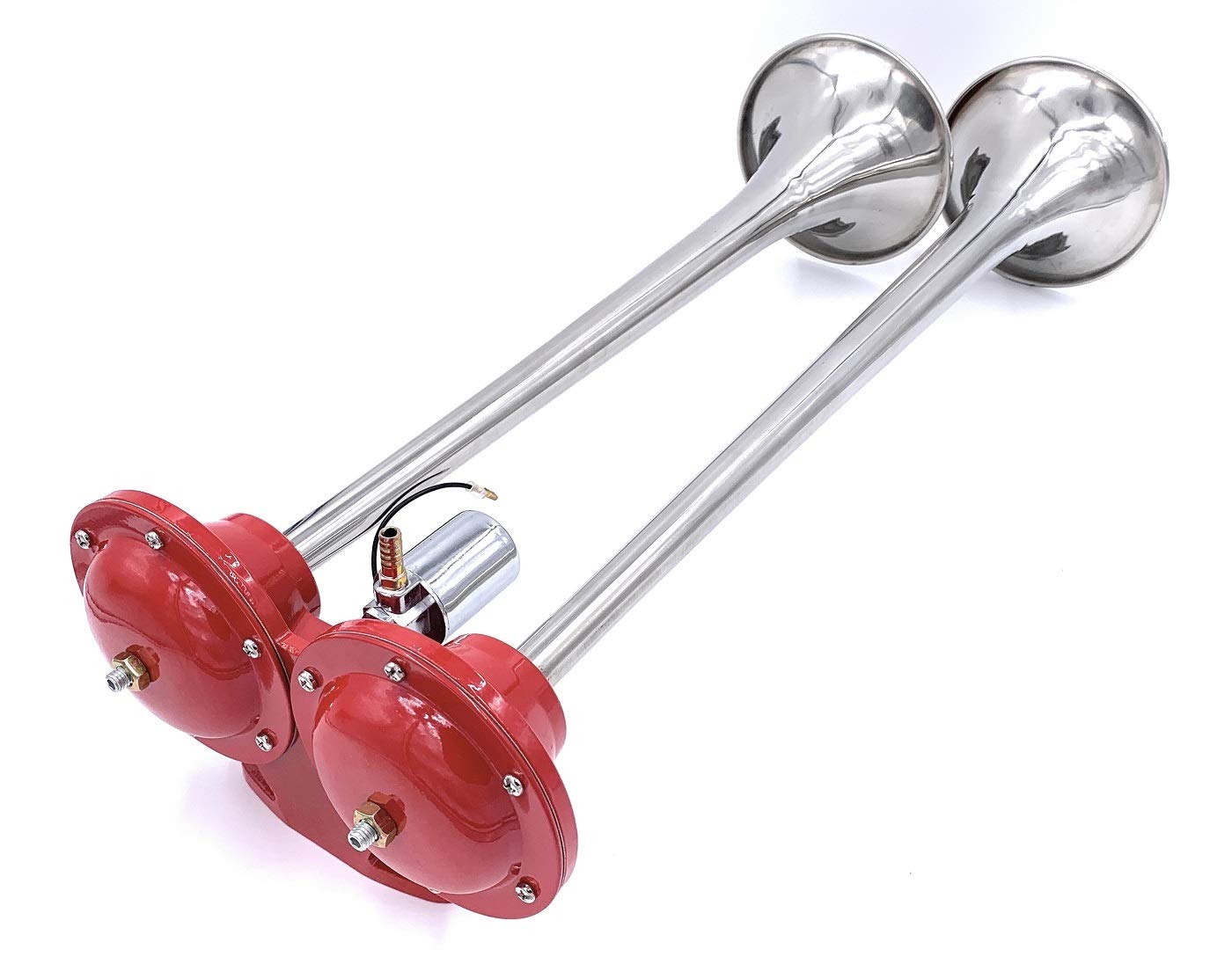 東海実業　texas トラック　ビックホーン 送料無料】丸ビックホーン 74cm 2本セット 12/24v兼用【RQHOR2