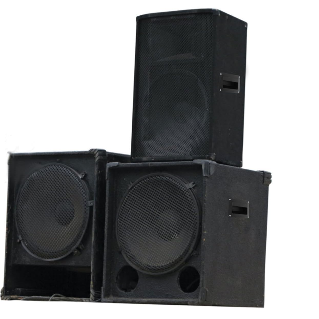 jojofuny 2pièces Poignée De Transport Enceinte Plastique Lot de Fixation De Poignée Enceinte pour Système Audio Portable Accessoire De Remplacement