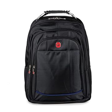 Mochila Para Notebook Executiva SWISSLAND SL04001 em Poliéster Nobre com Cabo de Aço 18" Azul