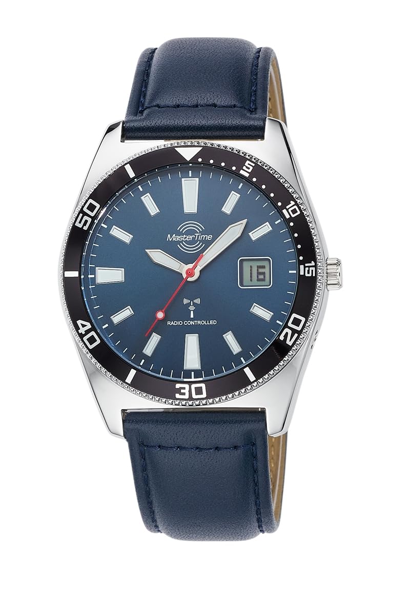 Master Time Funk Quarz Herren Uhr Analog-Digital mit Leder Armband MTGA-10855-31L