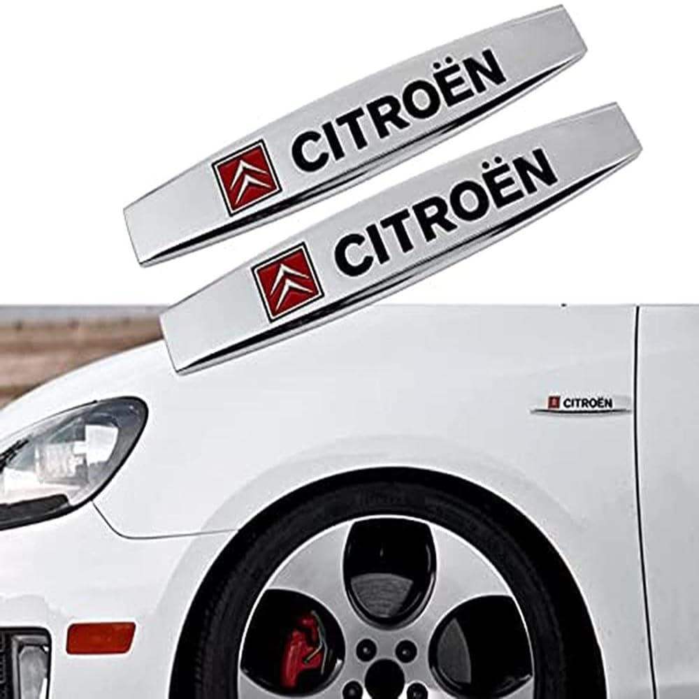 RZSYSSZD Auto Stemma per Citroën C1 2005-2022,Logo Emblema Adesivo Emblemi Emblema Lettere Decorazione Accessori,D