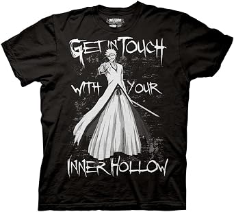Ripple Junction Bleach Adult Unisex Your Inner Hollow Heavy Weight 100% Cotton Crew T-Shirt