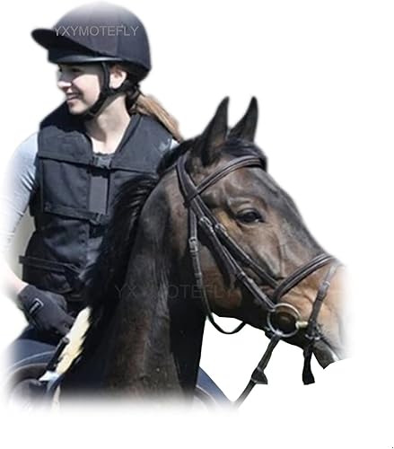 YXYMOTEFLY Chaleco ligero ecuestre con bolsa de aire Chaqueta de ciclismo para mujer con protector de espalda color Preto talla XXS
