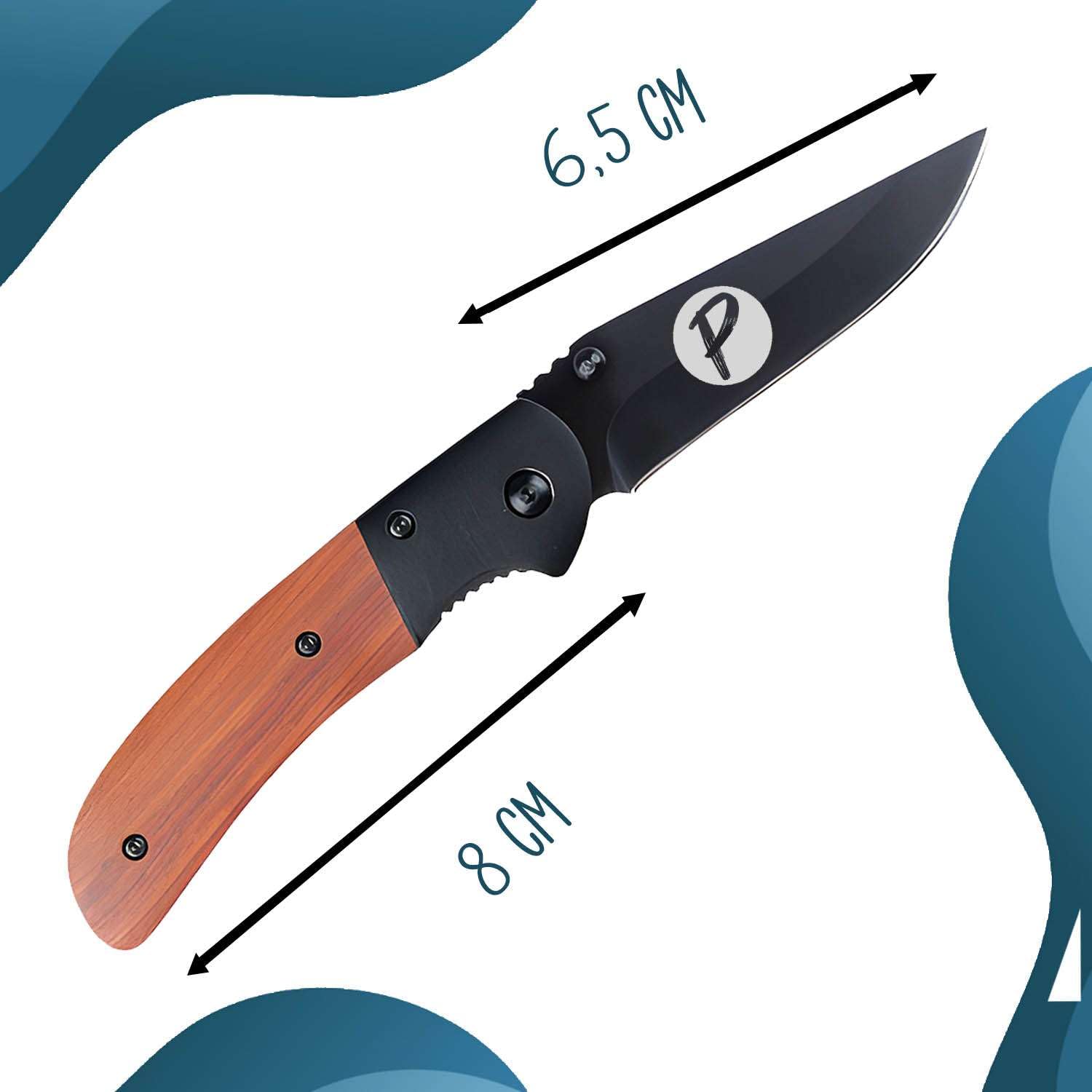 Planetee Couteau Bricoleur Meilleur Papa du monde | Canif | Couteau pliant | Ouvrier Manuel Outils | Boîte de rangement | Idée Cadeau Noël Papa Anniversaire