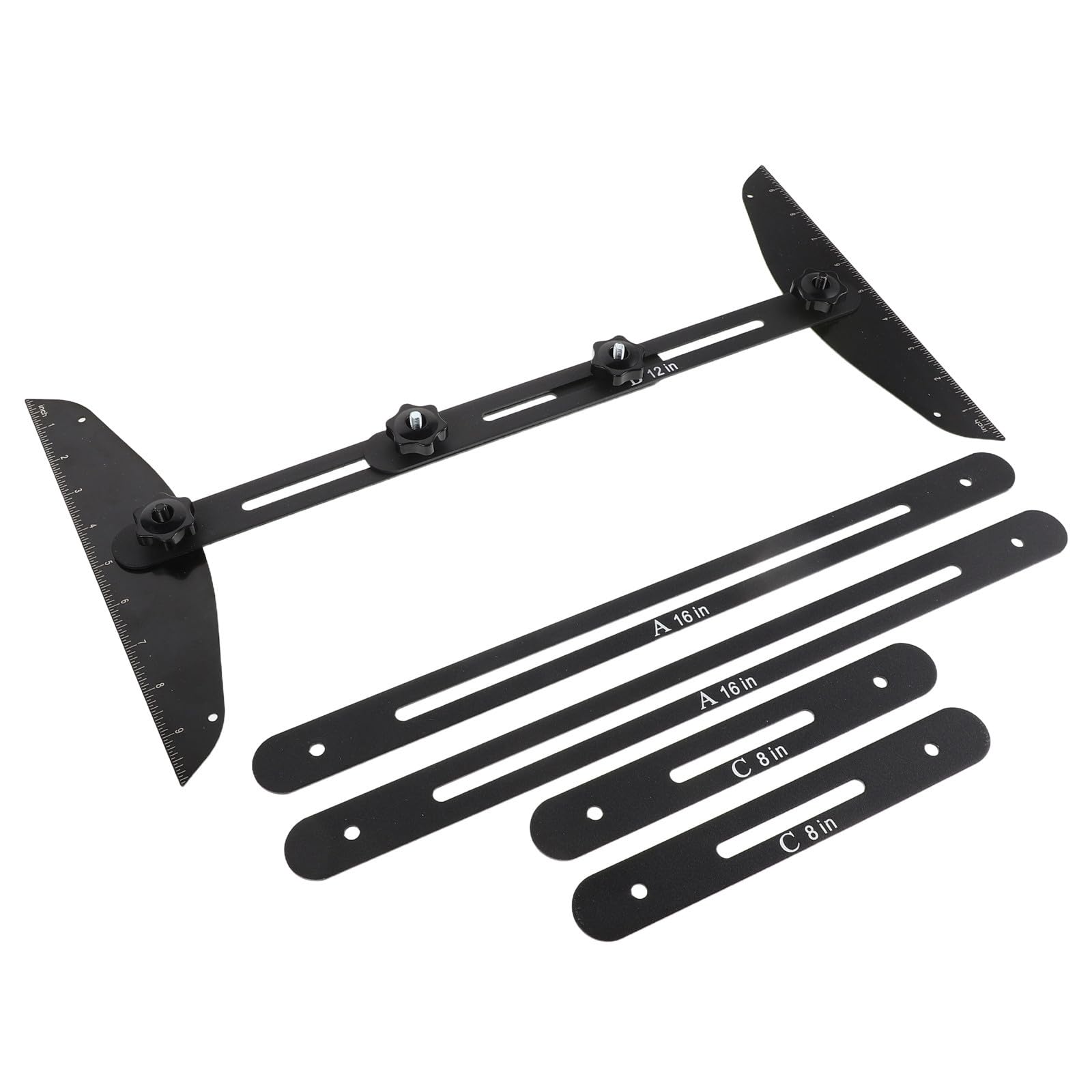 Medidor de Escaleras de Metal Extensible Diseño Plegable
