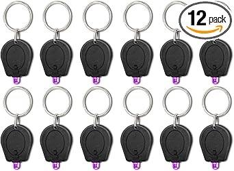 RaySoar 12 Pack Mini UV LED Keychai…