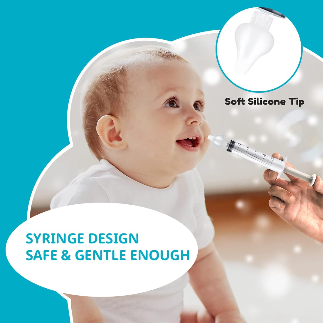 Lot de 4 mouches bébé seringue nasale Nettoyeur de nez-De Haute Qualité-Dispositif de rinçage-irrigation nasale- Sans BPA et Sans Phtalate
