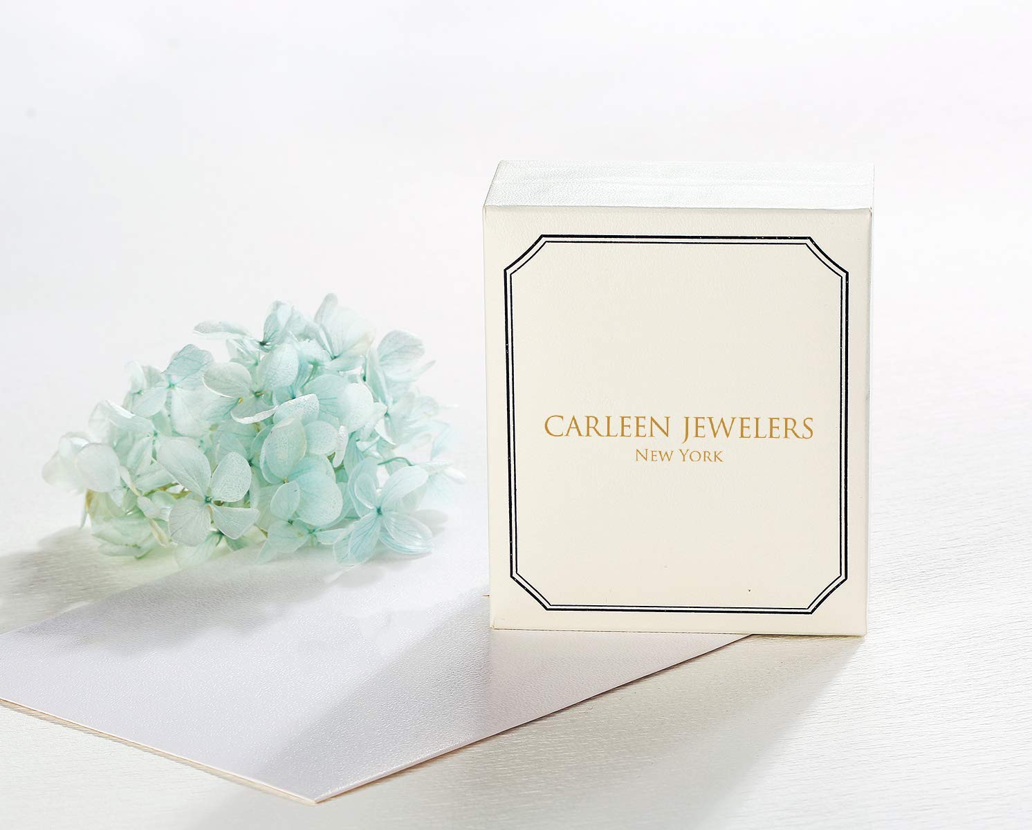 Carleen Damen Creolen Ohrringe Runde Knorpel Klein aus 925 Sterling Silber mit Rundschliff Cubic Zirkonia Schmuck - Durchmesser: 15 mm