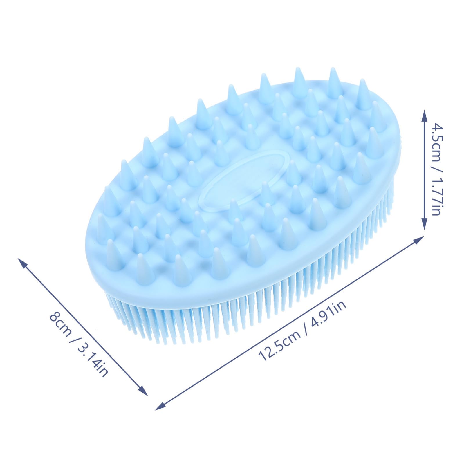 Healeved 3pezzi Spazzola Da Bagno Silicone Multifunzionale Per Massaggi Spazzola Doppio Lato Con Design Creativo e Setole Morbide Strumento Pratico Per Bagno e Per Ragazzo Ragazza e