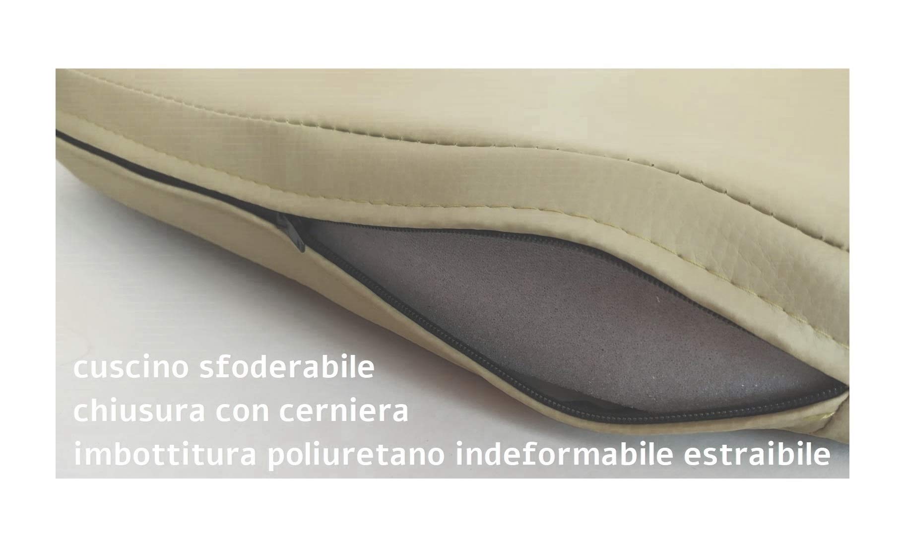 Set 4 Cuscini Per Esterno 50x50cm - Idrorepellenti E Lavabili, Imbottitura In Poliuretano - Foto 7