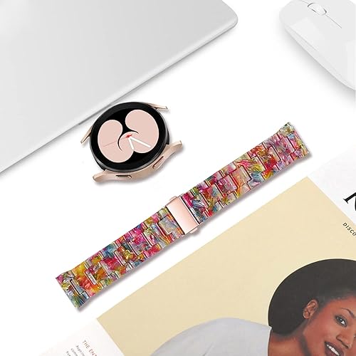 Vista 68 de Correas compatibles con Samsung Galaxy Watch 7 / FE / 6/6 Classic / 5/5 Pro / 4/4 Classic / 3 de 1.614 in / Huawei GT3 de 1.654 pulgadas, 0.787