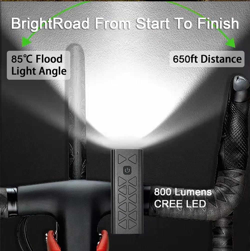 8t6 Led Rower Light Acaragible 10000 Mah Power Bank Rowerlight Super Jasne Latarkę Rowerowe Rowerowe Światło Rowerowe