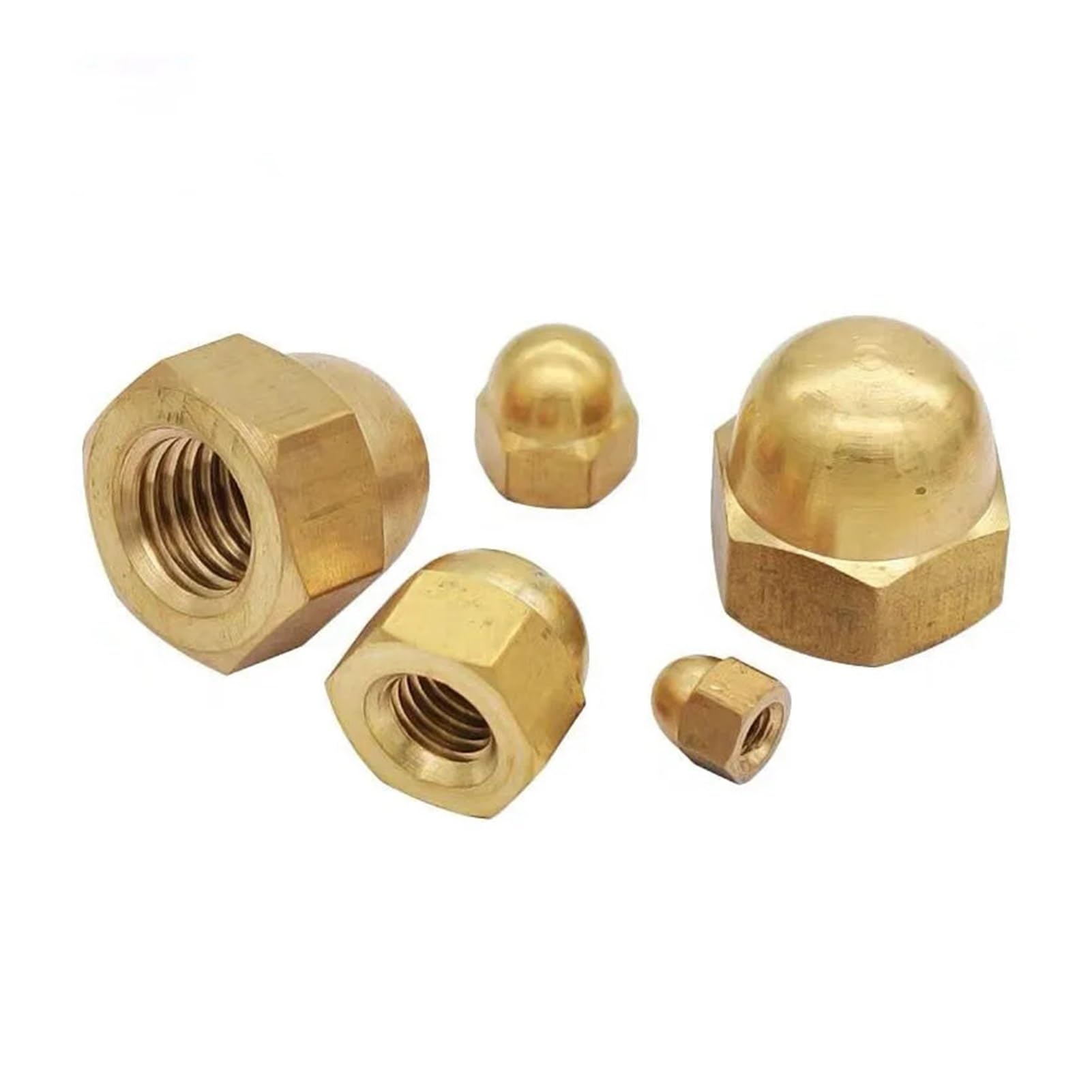 Mosiężne nakrętki z łbem stożkowym, Nakrętka żołędziowa M3-M20 wielokolorowa(Brass Cap Nut,M20 1PCS)