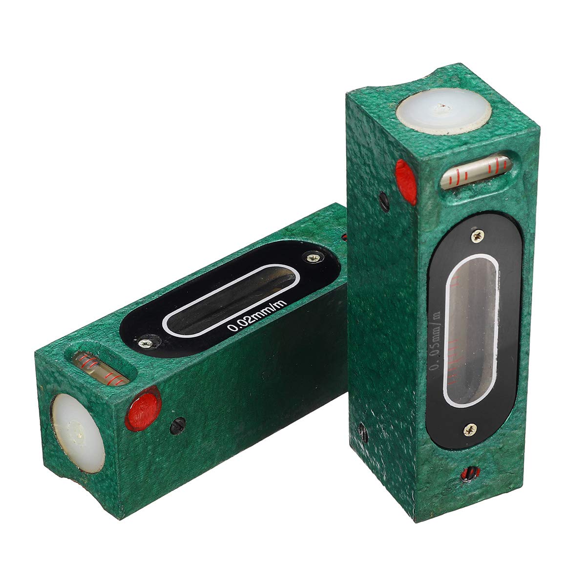 KingLan Precisión De Nivelador De Espíritu De Precisión De 100 Mm Nivelador De Herramienta De Nivel De Barra De Graduación De 0.02/0.05 Mm - # 02