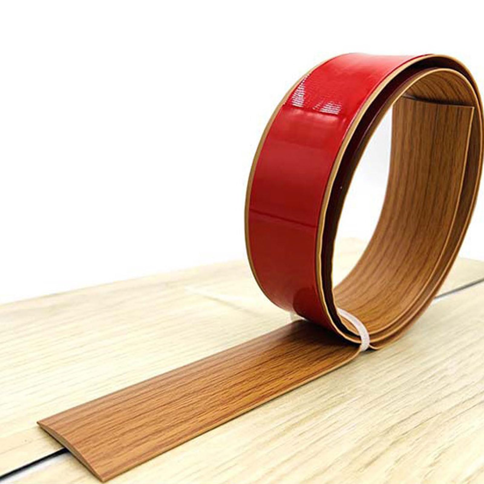 Afqboeqxy Yellow Oak Pvc Floor Transition Strip Self Adhesive Self Adhesive Floor Strip, 3.3Ft, Multicolor, Multiple Sizes, Tile Wood Laminate Gaps(,7.6Cm 3In/1M 3.3Ft)