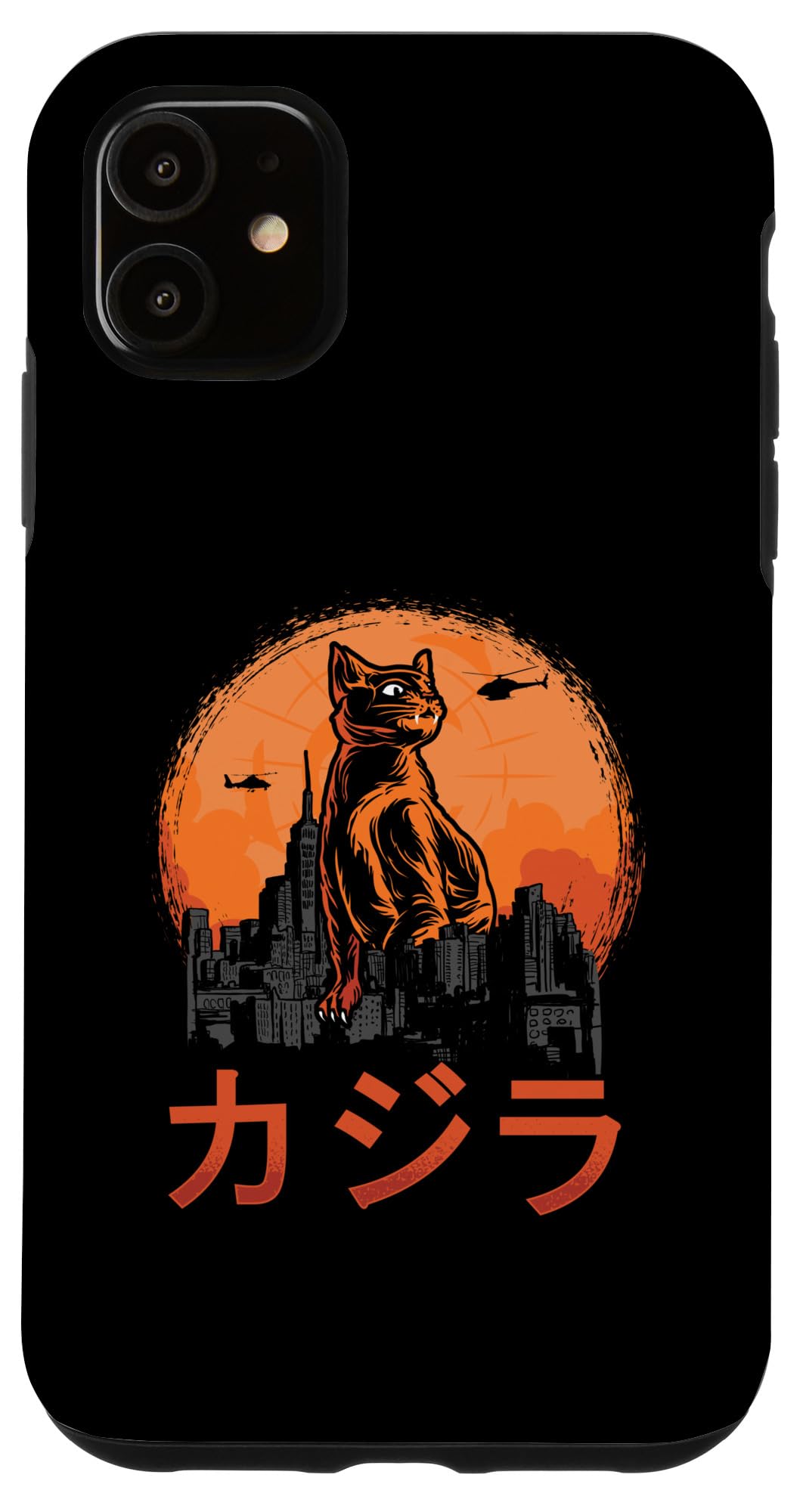 Amazon.com: iPhone 11 Catzilla Japanese Giant Cat Case