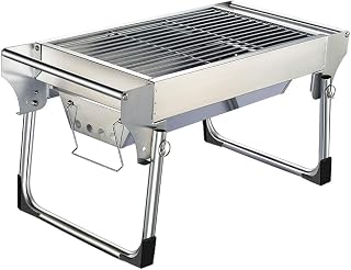 FEIYIYANG Grill Barbecue Petit Gril Pliant Pratique Barbecue sans fumée en Acier Inoxydable Barbecue au Charbon Barbecue Extérieur