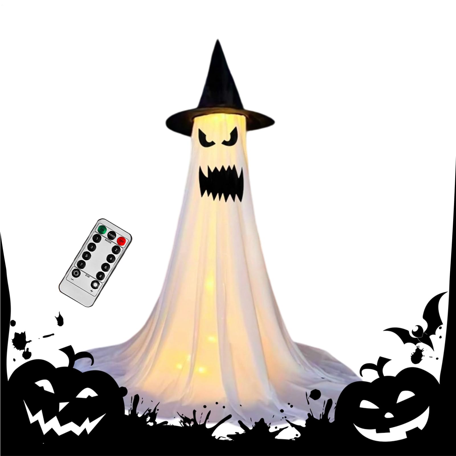 Halloweenowe Dekoracje Zewnętrzne Z Duchami Duża Straszna Sezonowa Ozdoba