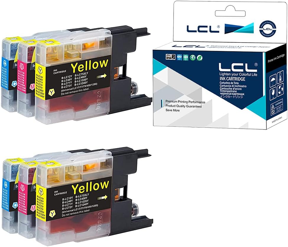 Set 4 Cartucce Compatibili Brother LC1280 - Nero, Ciano, Magenta, Giallo
