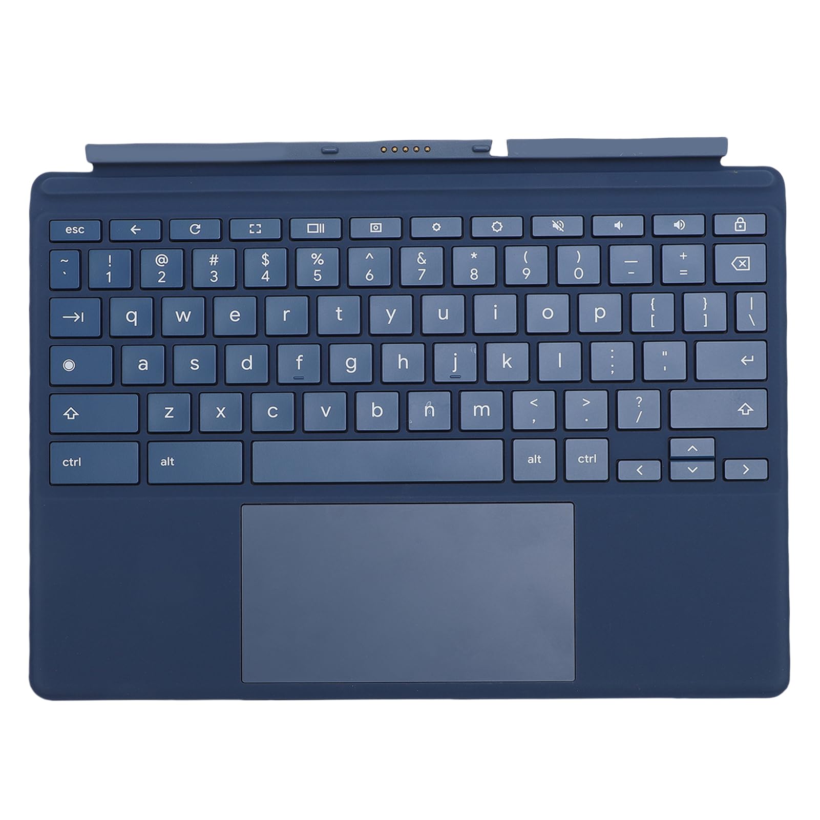 Annadue Ultra Slim Bluetooth Keyboard, Przenośna Mini Bezprzewodowa Klawiatura z Akcentem Touchpad dla Chromebook X2