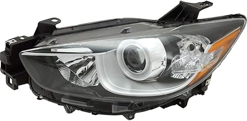 Miniatura 7 de Unidad de montaje de faros delanteros Mazda CX-5 2013-2016, par lado del conductor y del pasajero, certificado CAPA, MA2518146 + MA2519146