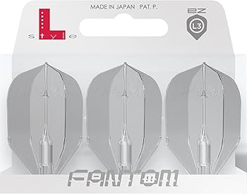 L-Style L5 PRO - Set di Alette per Freccette, a Forma di Razzo, Scarpette a Strappo Voltaic 3 Velcro Fade - Bambini