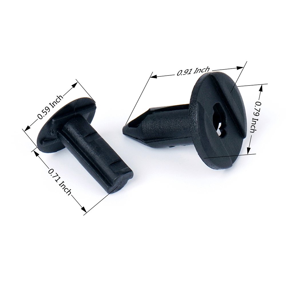 30x Front Grille Plastic Rivets Fasteners Bolts Kit For Jeep Wrangler