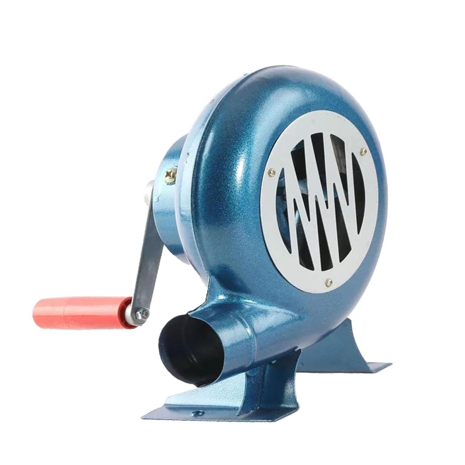 Iron Gear wentylator do popcornu – ręczna korba kowalska, ręczna dmuchawa powietrza, ręczna dmuchawa do grilla, do gotowania, metalowe łopatki wentylatora, do narzędzi kempingowych (350 W)