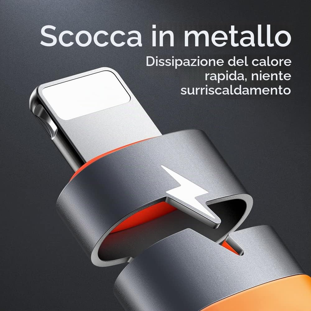 mcdodo Adattatore USB C a Lightning, adattatore Lightning USB C,PD 36W Supporto per ricarica rapida e sincronizzazione compatto per iPhone (1 pezzi)