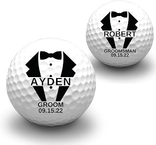 Personalized Groomsmen Golf Balls