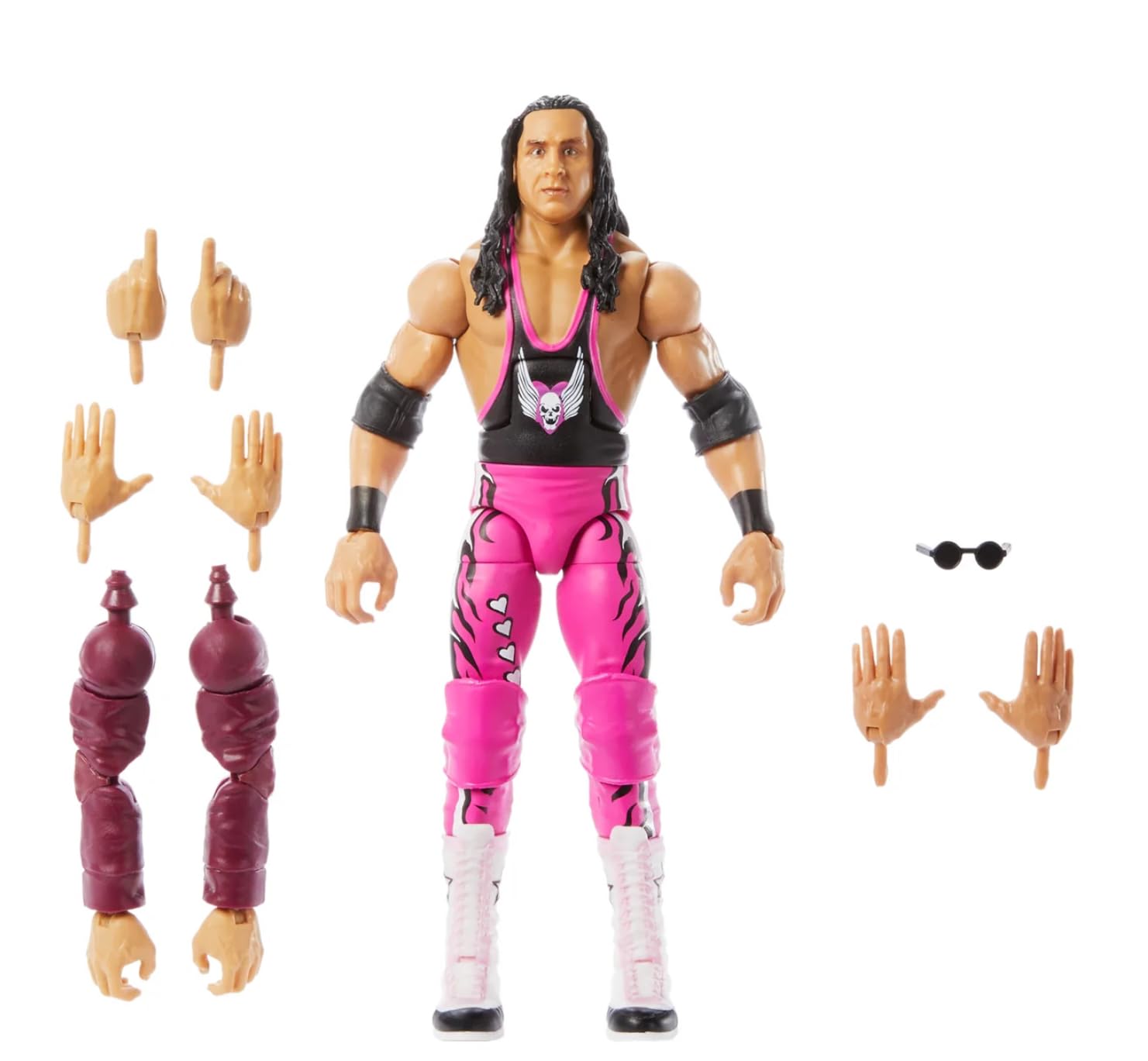WWE Bret The Hitman Hart Mattel Elite Collection Greatest Hits