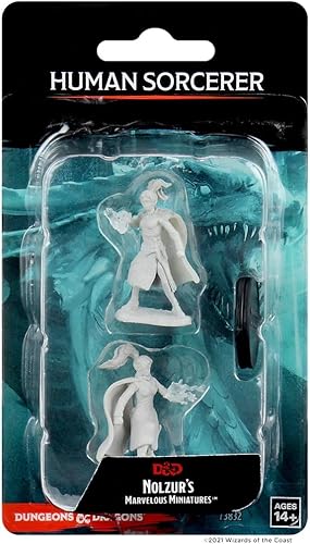 Nolzur's Marvelous Miniatures WizKids - Hechicero humano femenino D&D - WZK73832