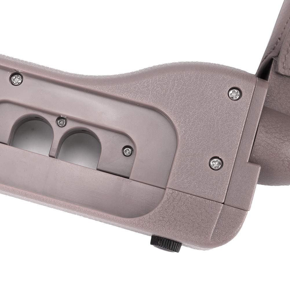 Cojín de piel universal para reposacabezas de coche con altura para comodidad de viaje (gris)