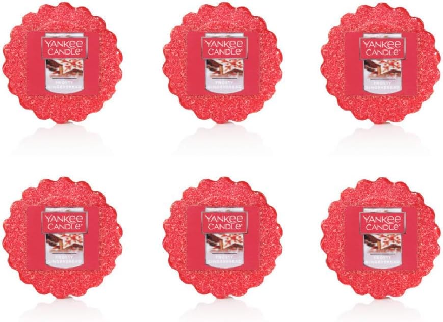 Yankee Candles Frosty Gingerbread Tarts Wax Melts …Set of 6