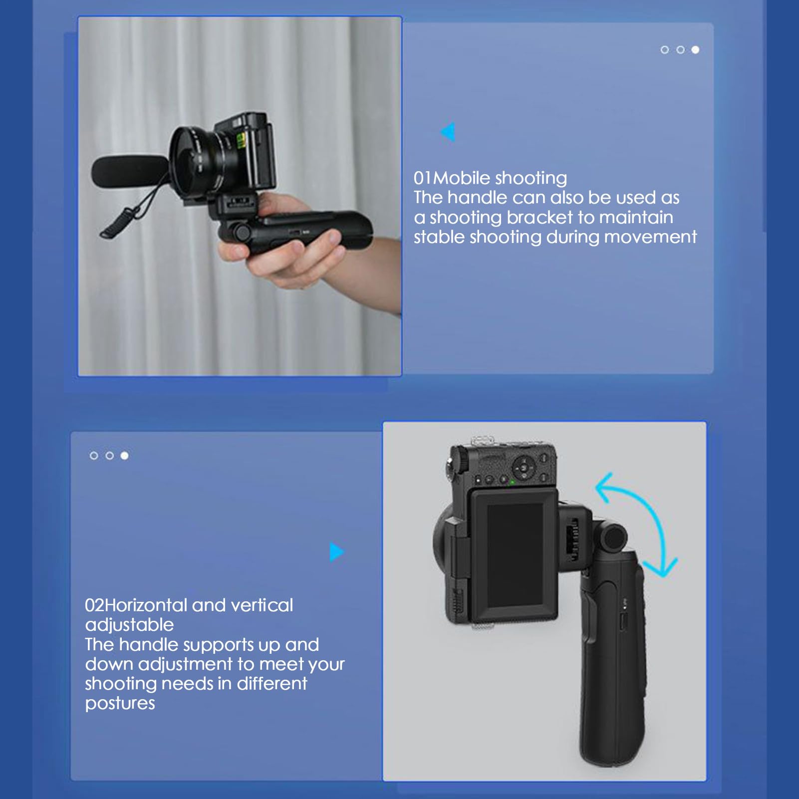 Cámara 4K para fotografía, Vlogging de cámara digital 4K - Cámara de vlogging de computadora 48MP | Accesorios de viaje de grabadora de video, control remoto anti-shake, equipo de transmisión en