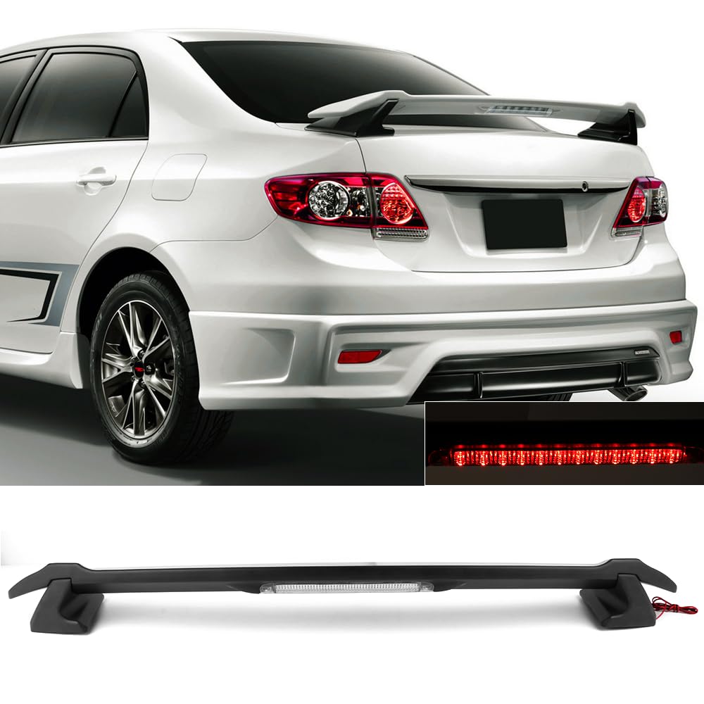 1X BLACK Factory Style Rear Spoiler Wing Fit 2009-2013 Toyota