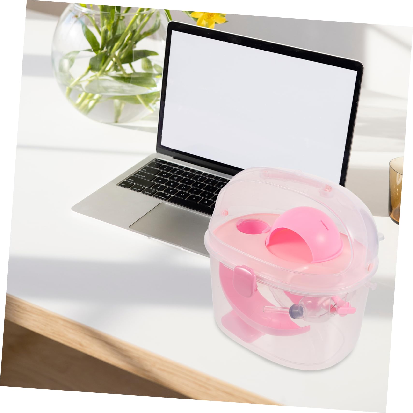 Happyyami Small Pet Carrying Cage Portable Hamster Cage Handle Suitable for Guinea Pigs Rats Chinchillas Sugar Gliders Easy to Carry