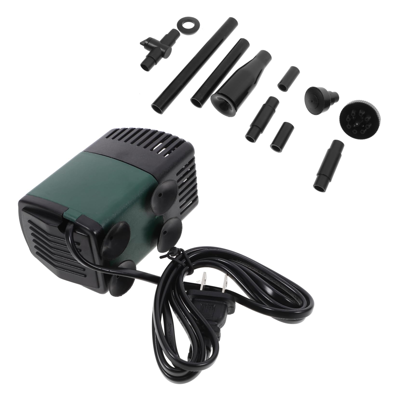 BCOATH 1Set Hydroponics Submersible Pump with Nozzles Quiet Water Pump for Fish Tanks Fountains Acv for Hydroponic Systems Irrigation